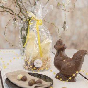Grote kip + eitjes Pure chocolade