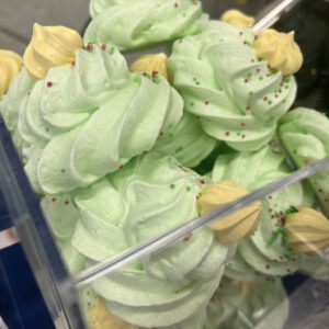 Meringue kerstboompje