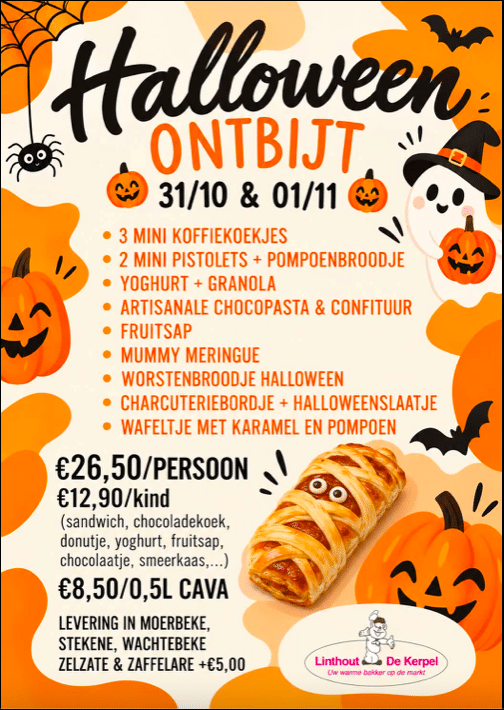 Halloweenontbijt